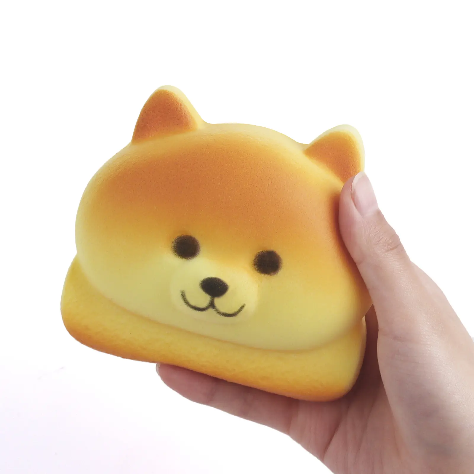 Anboor Bread Squishies Toy, Slow Rising Cute Squishies Shiba Inu Food Shaped Squishies, Soft Squeeze Scented Stress Relief Toys for Adults Kids, Cute Squishies for Shiba Lovers Office Gift for Kids Parents Partner