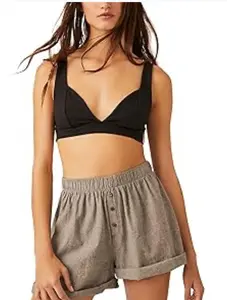 Free People Duo Corset Bralette Black MD (Women's 8-10)