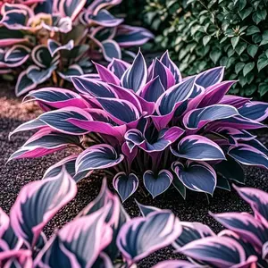 Exotic Purple Mixed Flower Seeds 800pcs  Shade-Loving Perennial with Multicolor Foliage for Garden Borders & Pots All Seasons