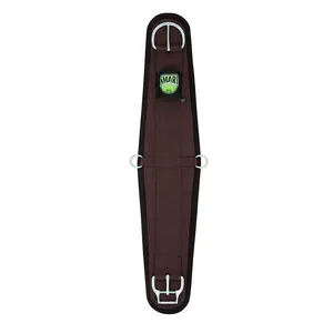 Weaver Leather Neoprene Smart Roper Cinch - Patented Roll Snug Buckle & Shock-Absorbing Horse Cinch Brown / 28''