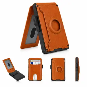Minimalist Men’s Slim Wallet: 9 - 13 Cards, Money Clip, ID Window. RFID - Blocking, Aluminum Bifold Pop - Up
