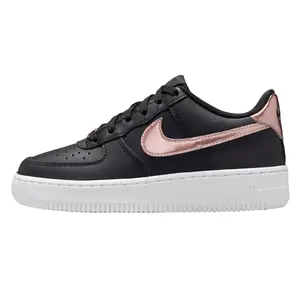 YouthGrade School Nike Air Force 1 SE Black/MTLC Red Bronze-White (HF5482 001) (GS)