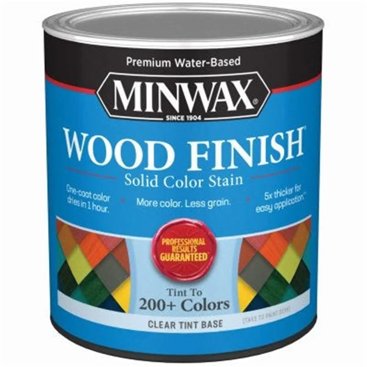 Minwax 271548 1 qt. Water-Based Wood Finish Stain, Solid, Interior Stain, One-Coat, Quart Size