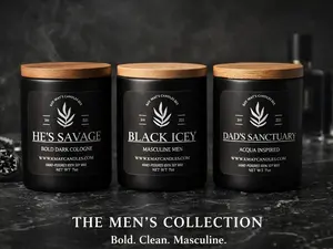 Men’s Luxury Gift Set - Kay-May’s Candles Collection