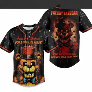 Five Night At Freddy Baseball Jersey