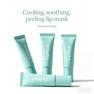 SummerVibes 4Pcs Soothing Prep Lip Mask-Cooling peel-off lip mask forsmoother ip prep and a hydratedfeel Flawless Mother's Day gift