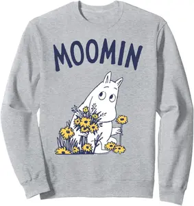 Moomin Moomintroll Flowers Sweatshirt