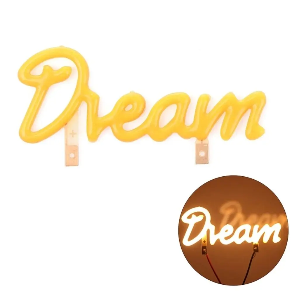 Love Letter Decoration 3V LED Edison Filament Micro Flexible Diode Light Filament Creative Cartoon Bulb Filament Party