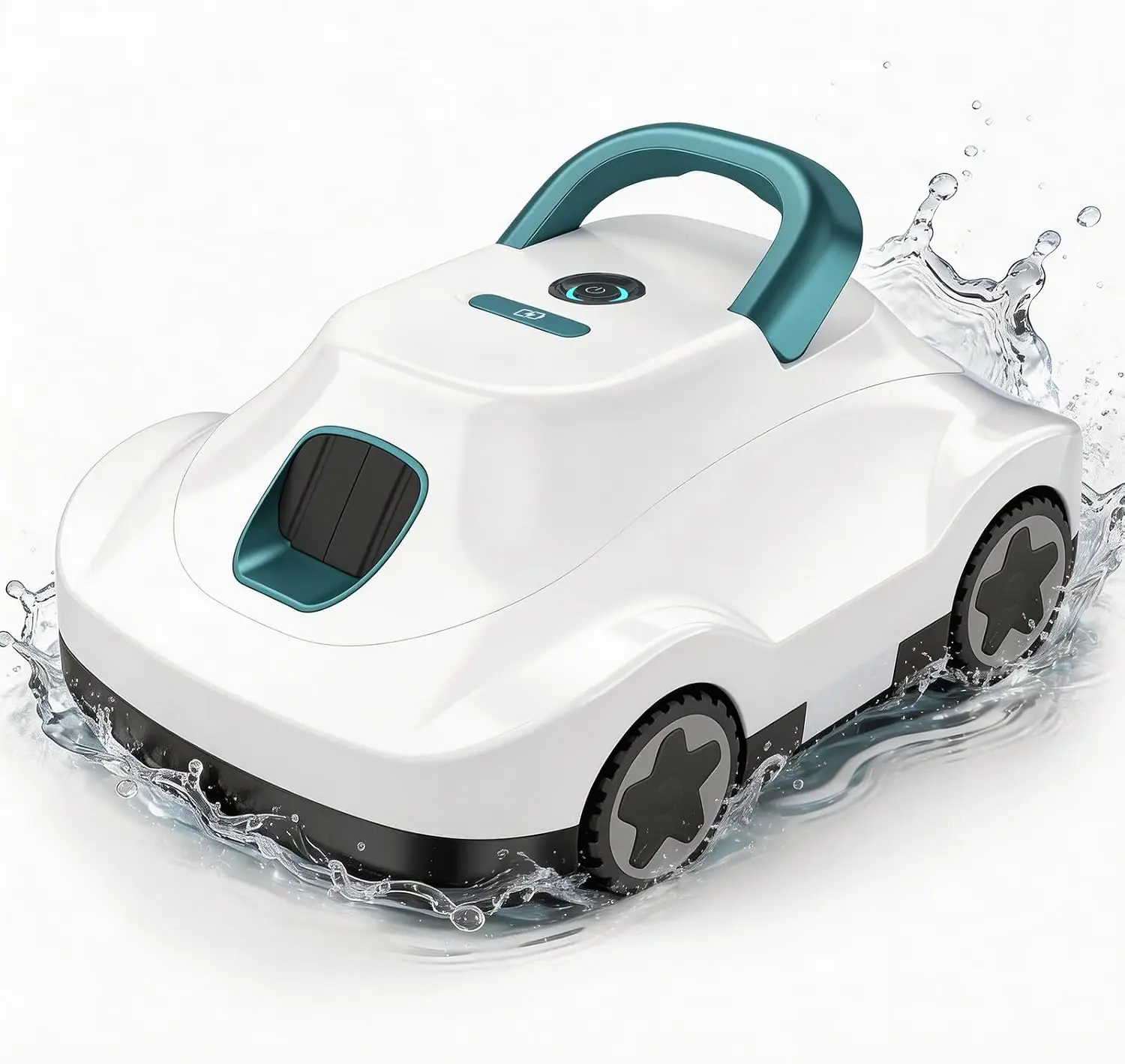 (2026 Upgrade) Cordless Robotic Pool Cleaner Home Cleaning Tool, Deep Cleaning Machine Cordless Vacuum Cleaner, Bagless Vacuums for Above Ground & Inground Pools, 180-Min Runtime, 3L Debris Basket, Auto-Parking, 2200 Sq.Ft Powerful Suction Coverage