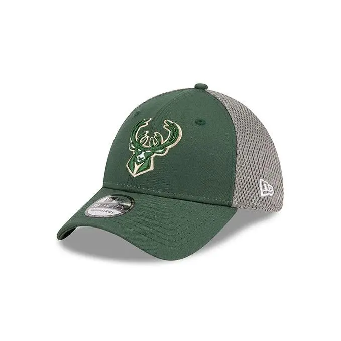 New Era Neo Icon 39Thirty Milwaukee Bucks Flex Fit Hat