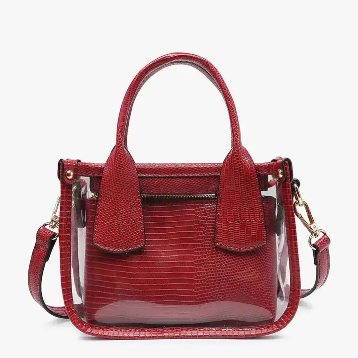 Stacey Clear Satchel w/ Inner Bag
