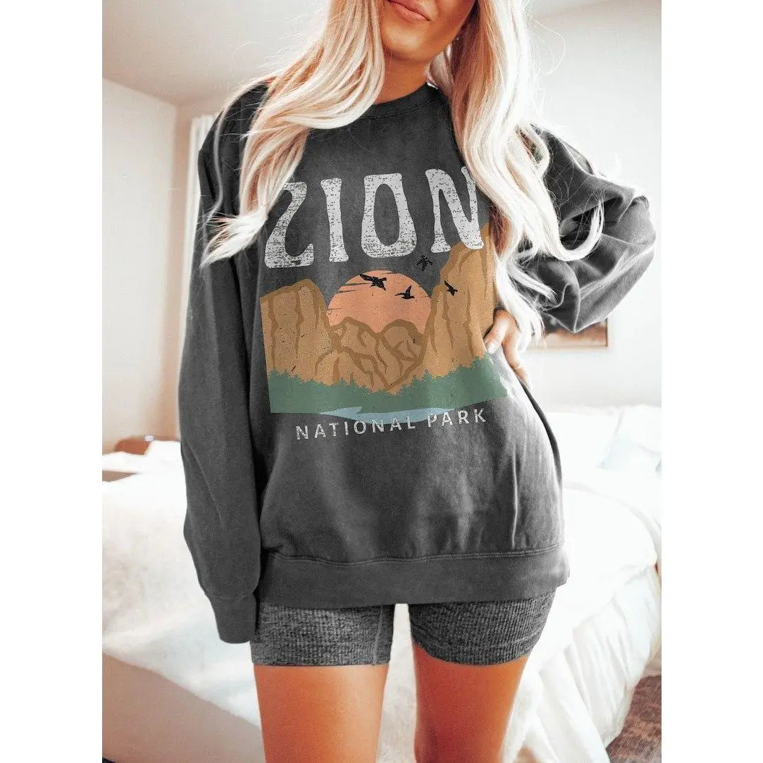 [Sale off up to 50%] Zion Sweatshirt, Gildan Unisex Sweatshirt, Zion National Park Sweatshirt, Utah Sweatshirt, Gildan Unisex Sweatshirt, Zion Utah Sweatshirt