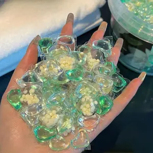 10/30/50/70pcs Laundry Detergent Balls, Laundry Pods, Tea Flower Scented Concentrated Liquid, Deep Cleaning Low Foaming Easy Wash