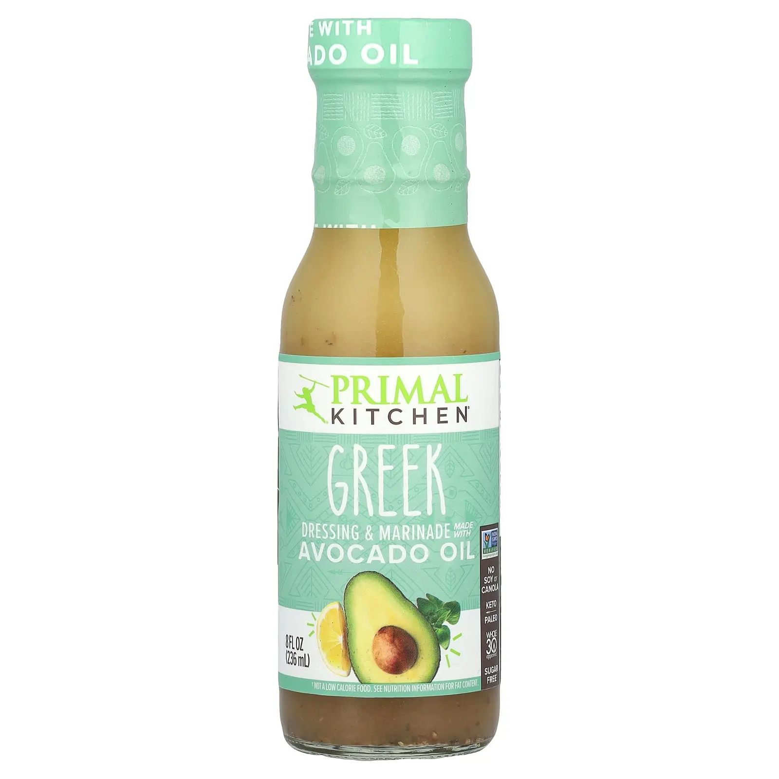 Primal Kitchen Greek Dressing & Marinade Made with Avocado Oil, 8 fl oz (236 ml)