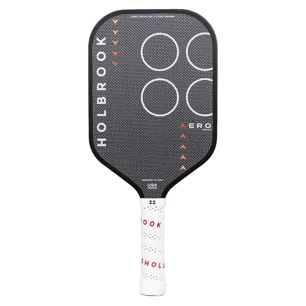 Aero Metallic 16mm Pickleball Paddle - Titanium-Unibody Carbon Fiber Build, Dynamic Weight Tech Distribution, Enlarged Sweet Spot, Durable Surface, Maximizes Power, Consistent Performance for Paddle Tennis & Outdoor Play