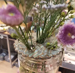 Ceramic Flower Frog – Small | Handcrafted