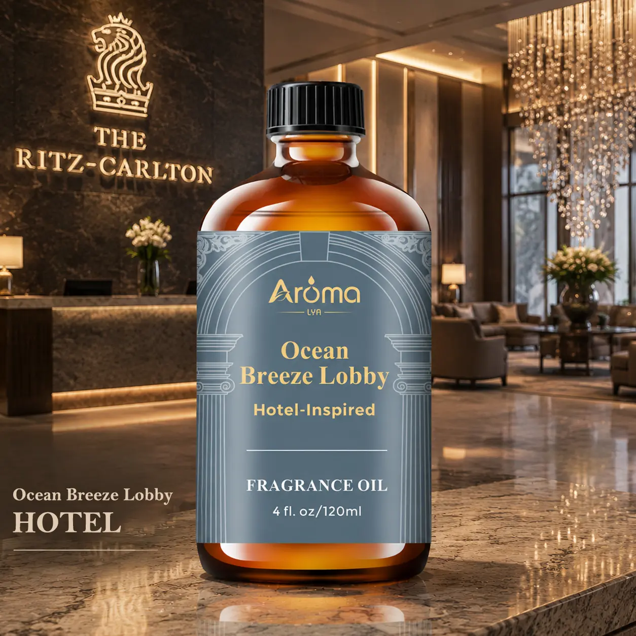Hotel Diffuser Oil Inspired by The R-Carlton Ocean Breeze Lobby | Luxury Hotel Lobby Scent Essential oil With a Rich Aroma and Long-Lasting Scent for Diffuser
