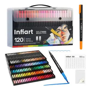 120/72/36 Colors Acrylic Markers, Quick Drying, Fade Resistant, Perfect for Painting, Illustrations, Handcrafted Art, DIY Projects