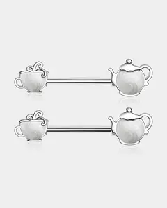 Oufer X Roly 2PCS Teapot Nipple Ring Set