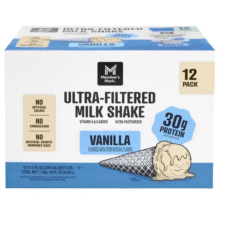 Member's Mark Ultra-Filtered Milk Shake, Vanilla, 11.5 fl. oz., 12 pk.