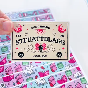 Smut Board Books Premium Vinyl Die Cut