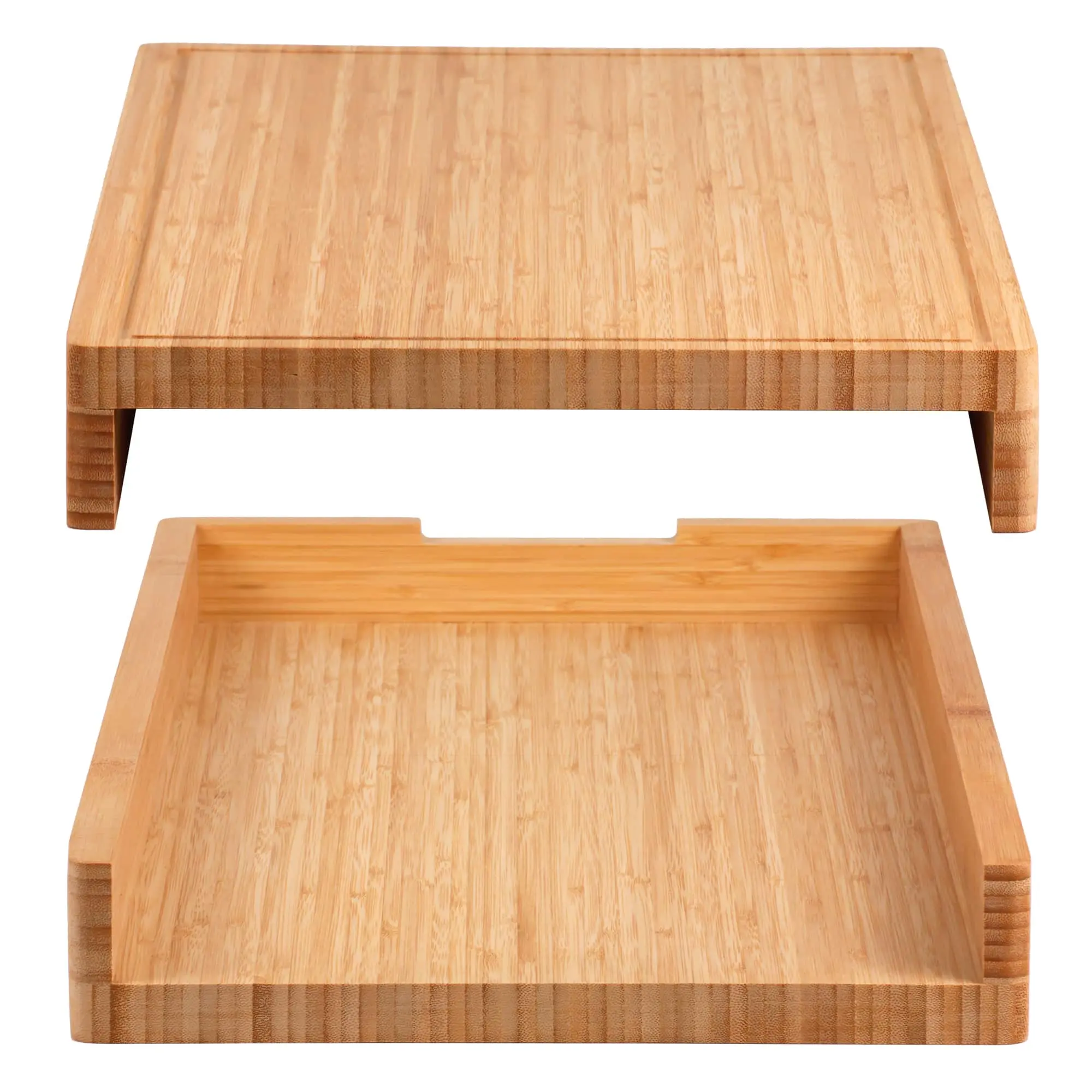 Stove Top Cover Range Burner Covers Bamboo Cutting Boards for Jenn Aire & Viking