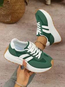 Vintage Agony Sport Shoes, Spring Autumn New Four Seasons Women's Versatile Thick Sole Height Increase, Comfortable Breathable Fashion Sneakers