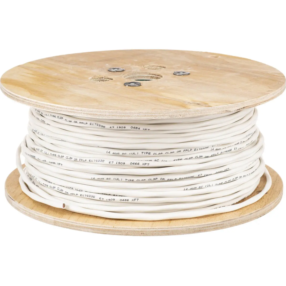 Comprehensive 500' 2 Conductor 14AWG Stranded Plenum Speaker Cable