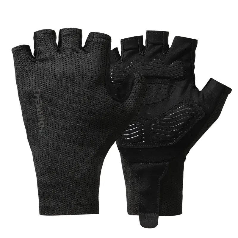 New summer mountain bike riding gloves men's and women's road bike sports non-slip breathable fitness riding half-finger gloves  press machines