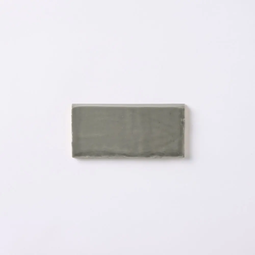 St. Lucia Gris 2.5 x 5 Bullnose Ceramic Tile Glossy