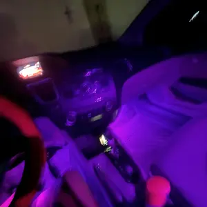 Remote Control Car Footwell Light, USB Rechargeable RGB LED Light, Waterproof Car Interior Decoration Light, Suitable for Cars, Motorcycles, SUVs, Pickups, Car Decorative Light