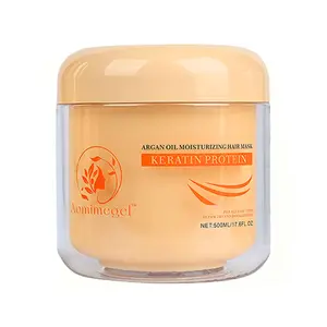 Aomimegel Collagen Hair Mask, Deep Conditioning Hair Treatment for Dry Damaged Hair, Argan Oil & Oat Peptides Repair, Hydrating, Smooth & Frizz Control, Salon Size for All Hair Types, 500ml Moisturizing Hair Oil Moisture