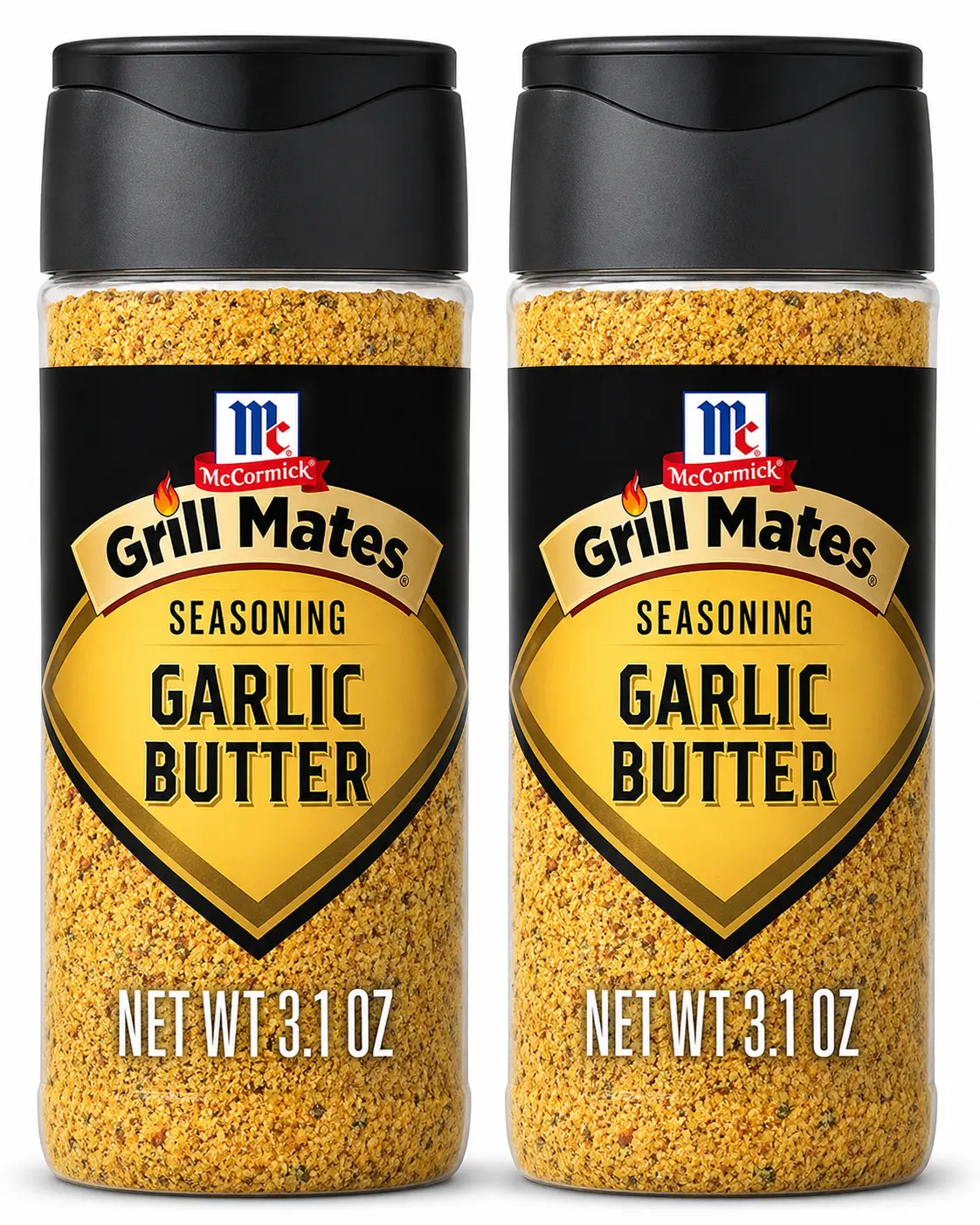McCormick Grill Mates Garlic Butter Seasoning, 3.1 oz (Pack of 2)