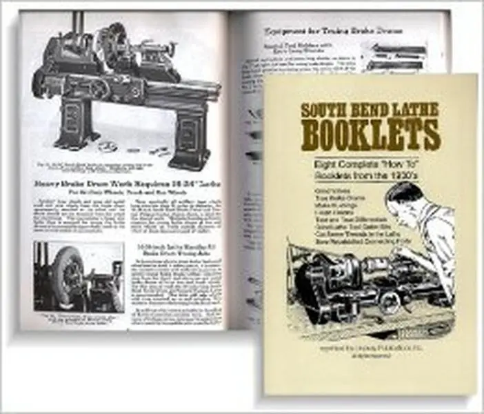 Used South Bend Lathe Booklets (1936) - Lathe Instructions, Soft Cover, English Language, 0.4 lbs, Like New Condition