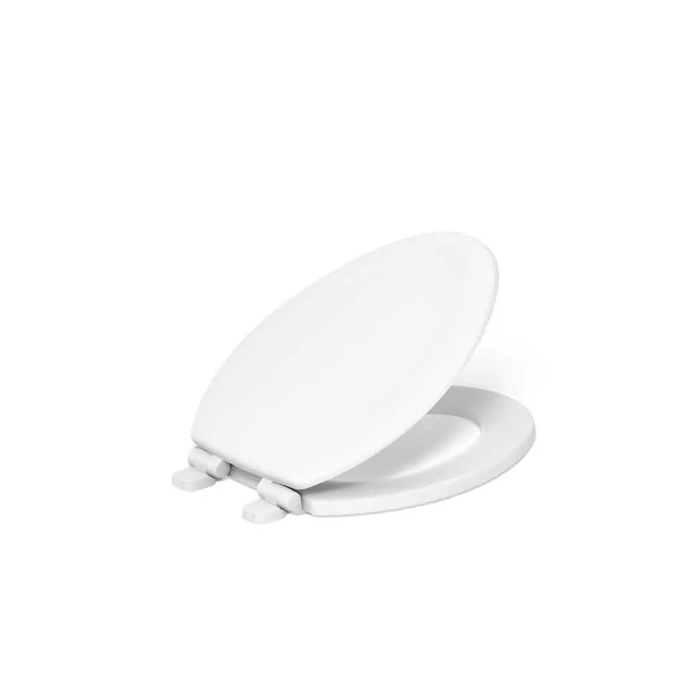 Elongated Toilet Seat in White