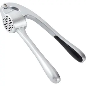 Garlic Press, Premium Rust Proof Kitchen Garlic Mincer Crusher Squeezer with Ergonomic handle, Ginger Crusher with Good Grip, Easy to Clean, Dishwasher Safe