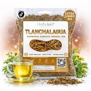 Herbalista Viral Tlanchalagua Herbal Tea – Traditional Mexican Herb Loose Leaf – 4 oz (113 g) Wildcrafted Botanical Infusion – 100% Natural, Vegan, Non-GMO