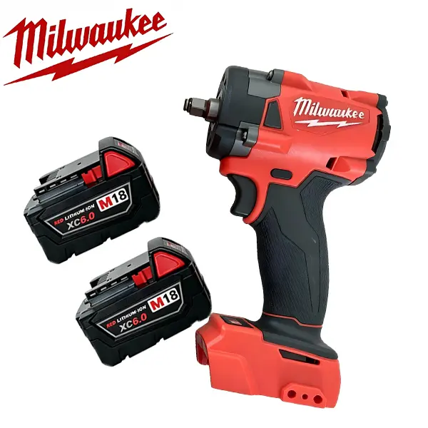 Milwaukee 300NM 3/8-Inch Compact Impact Wrench With 4-Speed Control, Bolt Removal Mode and LED Light for Car Lug Nut and Mechanic Work high torque m power outdoor construction battery truck repair hardware accessory friction ring electric wrench cordless