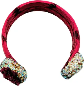 Leather Snake Texture Cuff Bracelet with Crystal Stone | Adjustable Statement Jewelry for Women