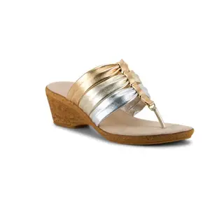 Onex Marisa Metallic Multi Toe Post Wedge Sandal Women's sizes 5-11 NEW