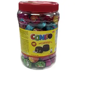 1 Best Bote de Conito Sabor a Chocolate con leche y maní  80Und Snack Dessert