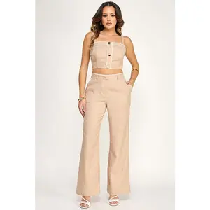 The Capri Linen-Look Two-Piece Set