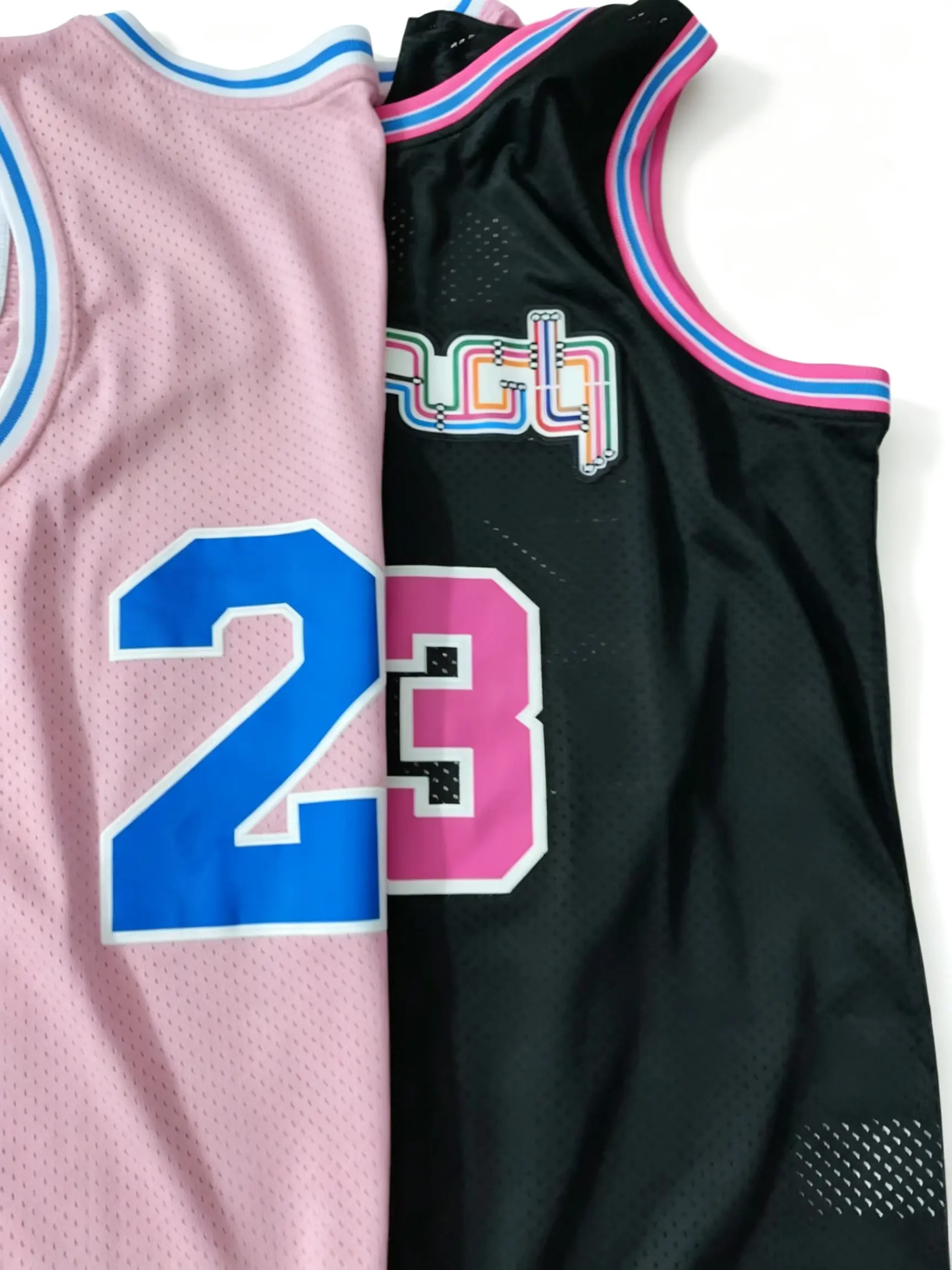 23 New Reversible Colorful Breathable Mesh Basketball Jersey - Sporty Chic Sports Top for Team Scrimmages, Game Day, Weekend Outfits, Watch Party - Pairs with Basketball Shoes, Socks, Casual, Collectors, Knitted Style, Lightweight, Machine Washable, Music