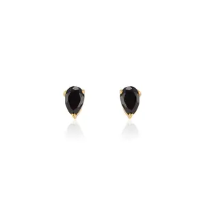 Deco Mini Studs | Black Onyx