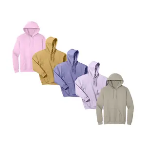 Gildan Heavy Blend Long Sleeve Hooded Sweatshirt for Men & Women, Multi Pack Unisex Bulk Hoodies - 15 Different Colors