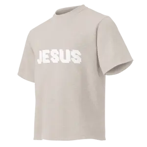 JESUS Pixel Knitted Relaxed Fit T-Shirt