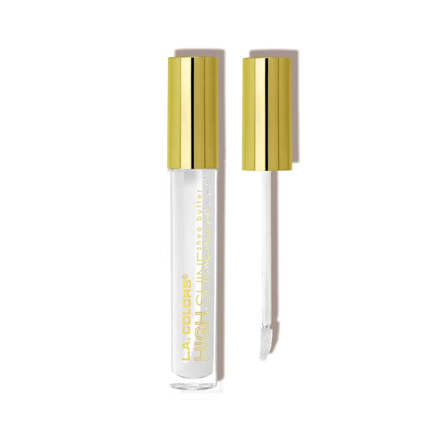 High Shine Lip Gloss with Shea Butter & Vitamin E - Fragranced (Vanilla), Nourishing, Smooth, Hydrating Lightweight Formula for All Skin Types, Single Item Lip Care Cosmetic
