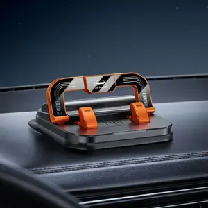 2 in 1 Car Phone Holder & Temporary Parking Sign Wheel Number Plate for Car Navigation