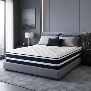 10/12/14 Inch Twin, Full, Queen, King, Memory Foam Mattress with Independent Springs, Provides Pressure Relief, Motion Isolation and Firm Edges, Medium Firmness, Breathable,Spring Mattress in a box ,Gel infuse memory foam, Cozy Mattress, Bed