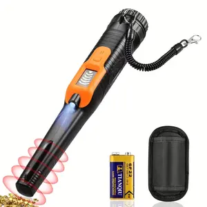 Waterproof Handheld Metal Detector, Professional Waterproof Handheld Pointer Stick, Lightweight Design, Metal Detector Pinpointer，Heavy-Duty Construction for Golden, Coins, Jewelry - Ideal for Beginners & Pro，Detector for Adults & Kids